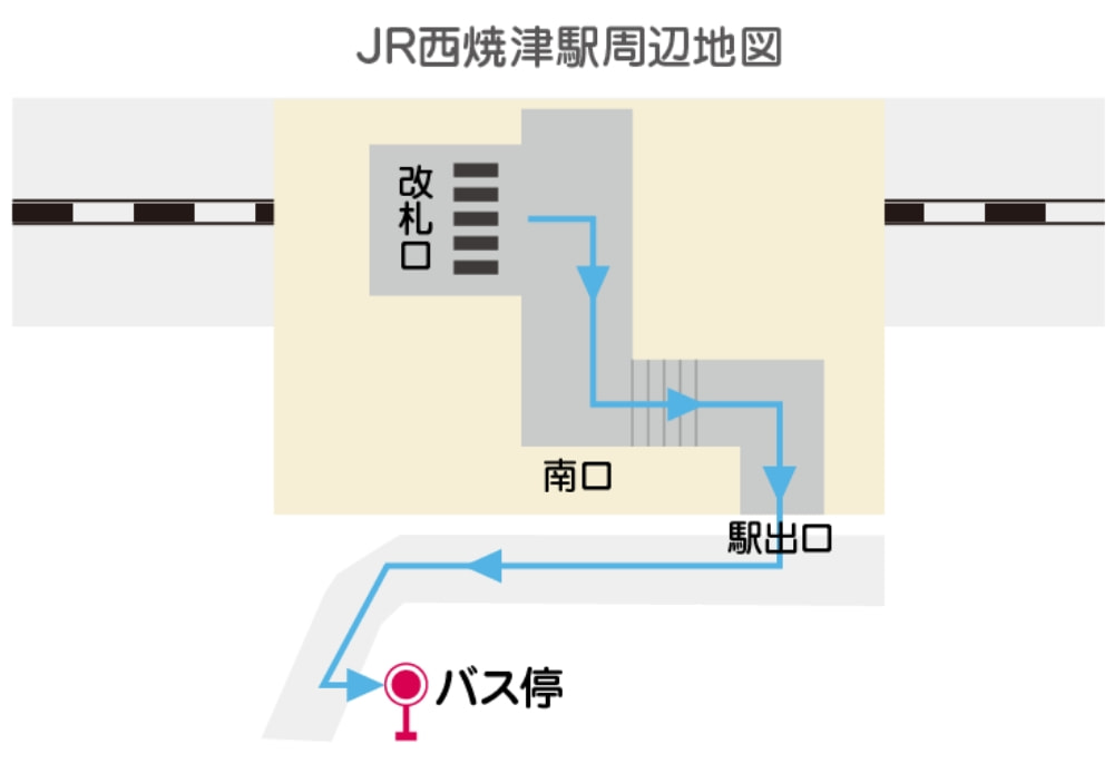 JR焼津駅周辺地図