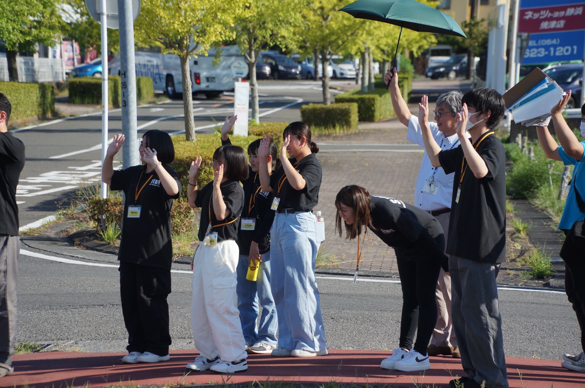 お見送り写真