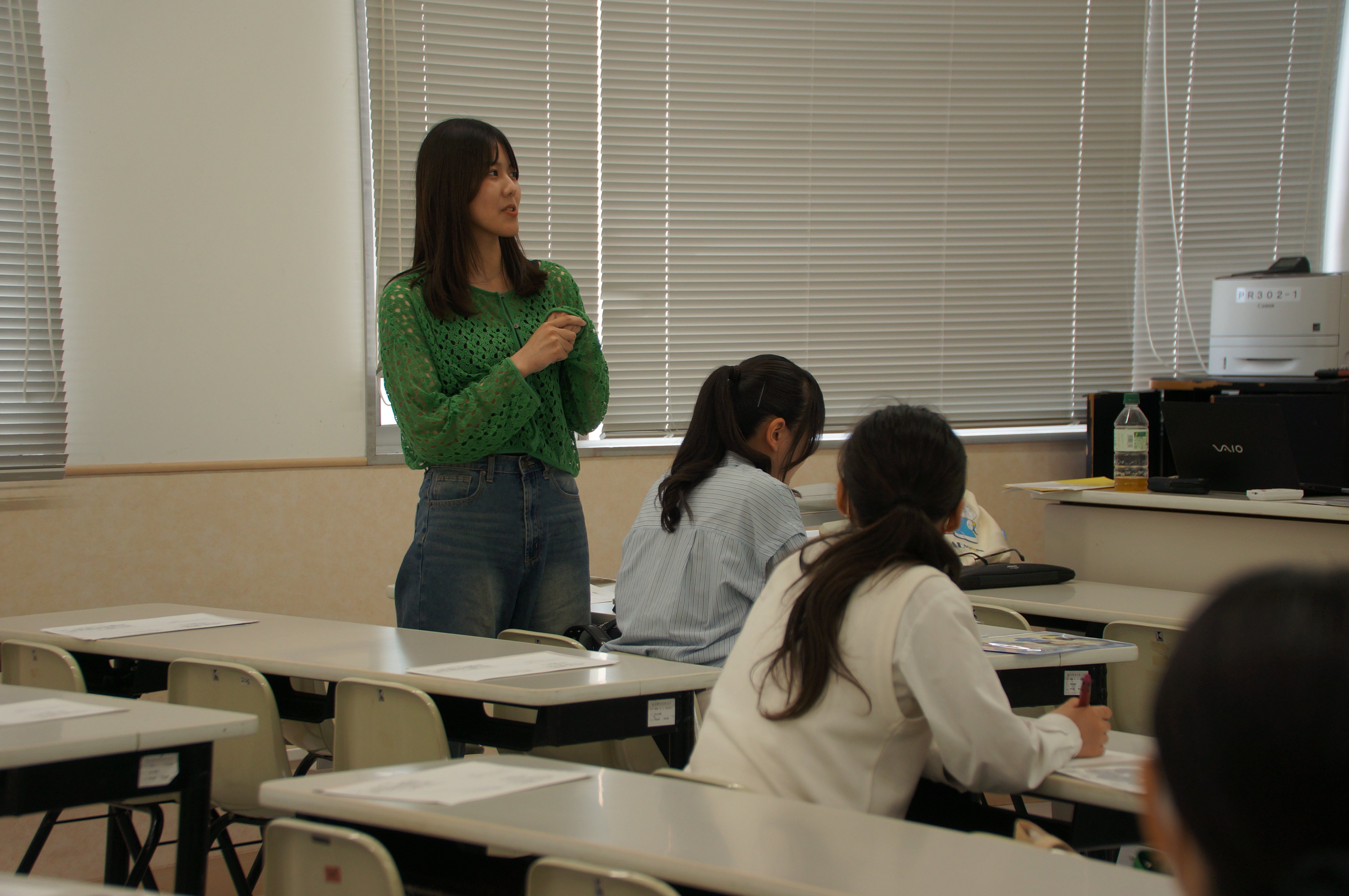 体験授業の様子
