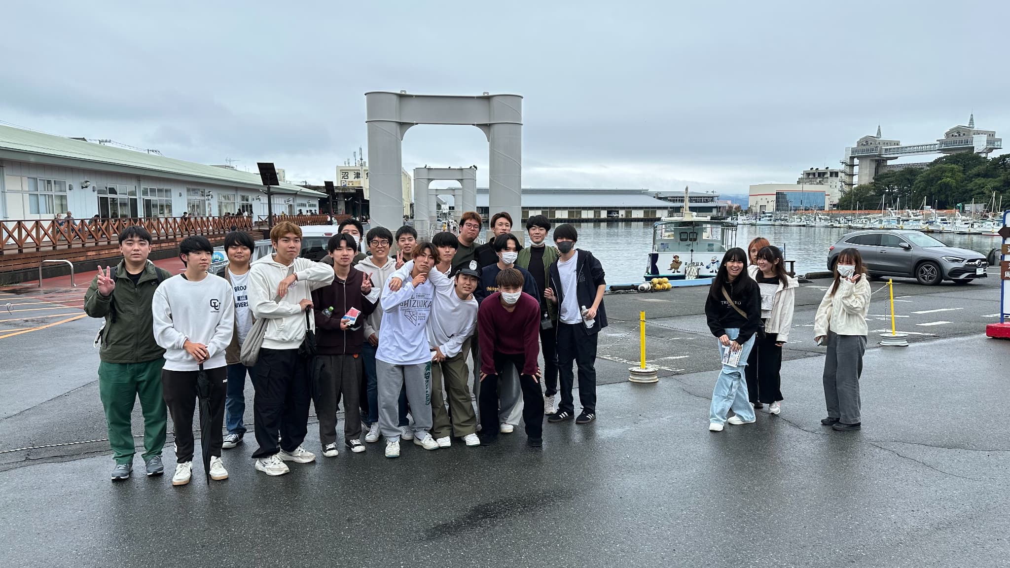 沼津港での集合写真