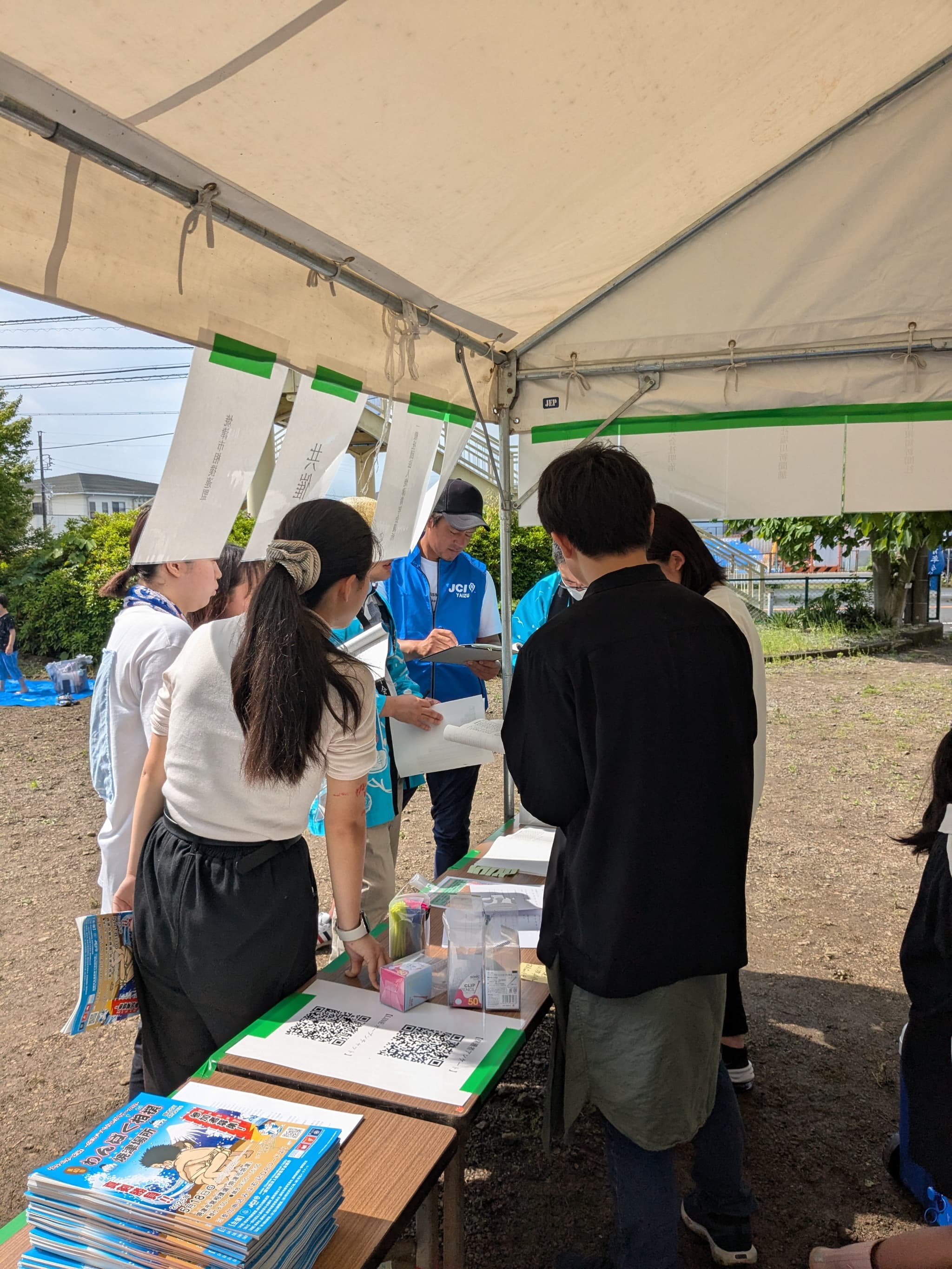 学生ボランティア活動の様子