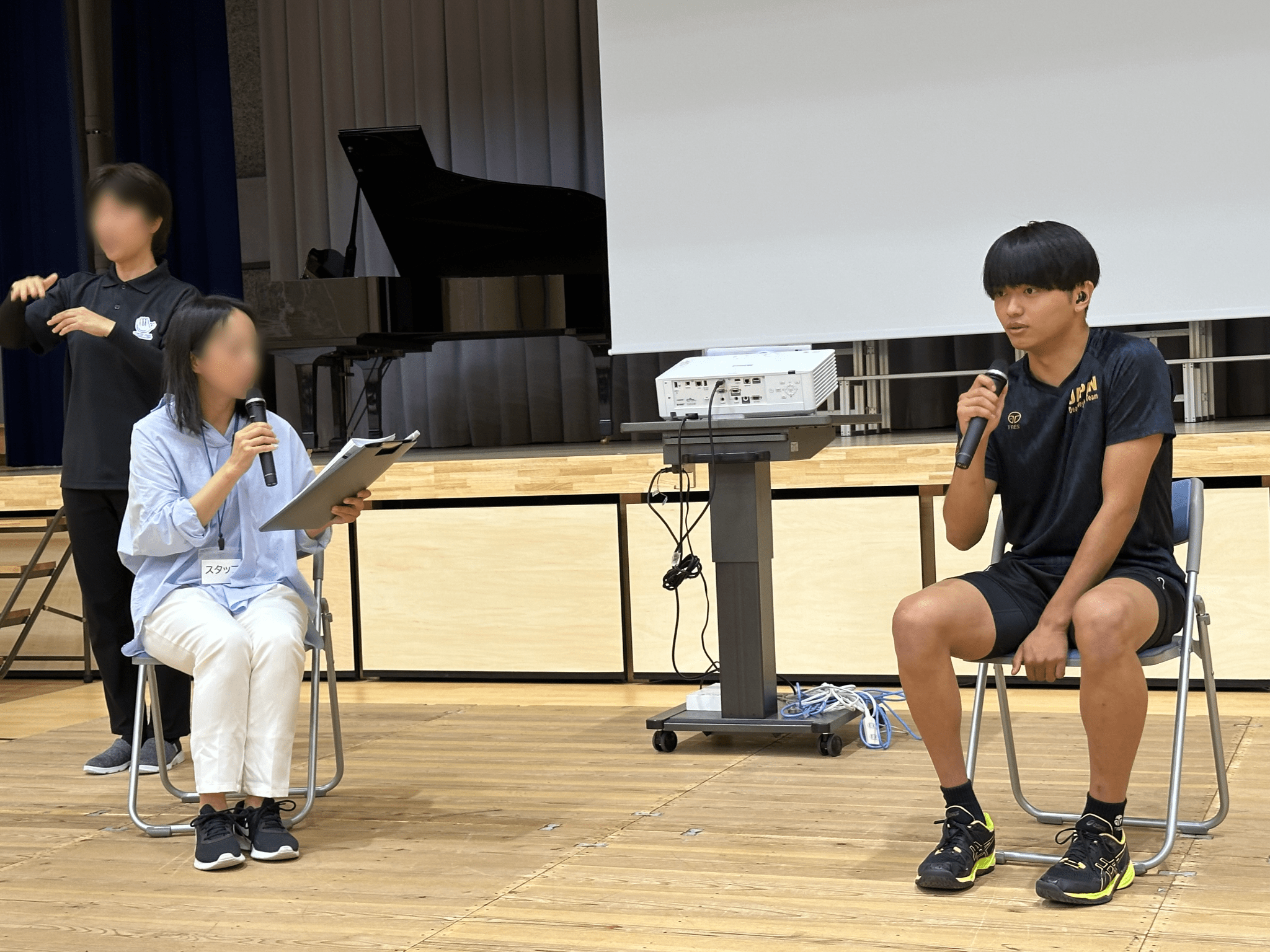 トークショーの様子