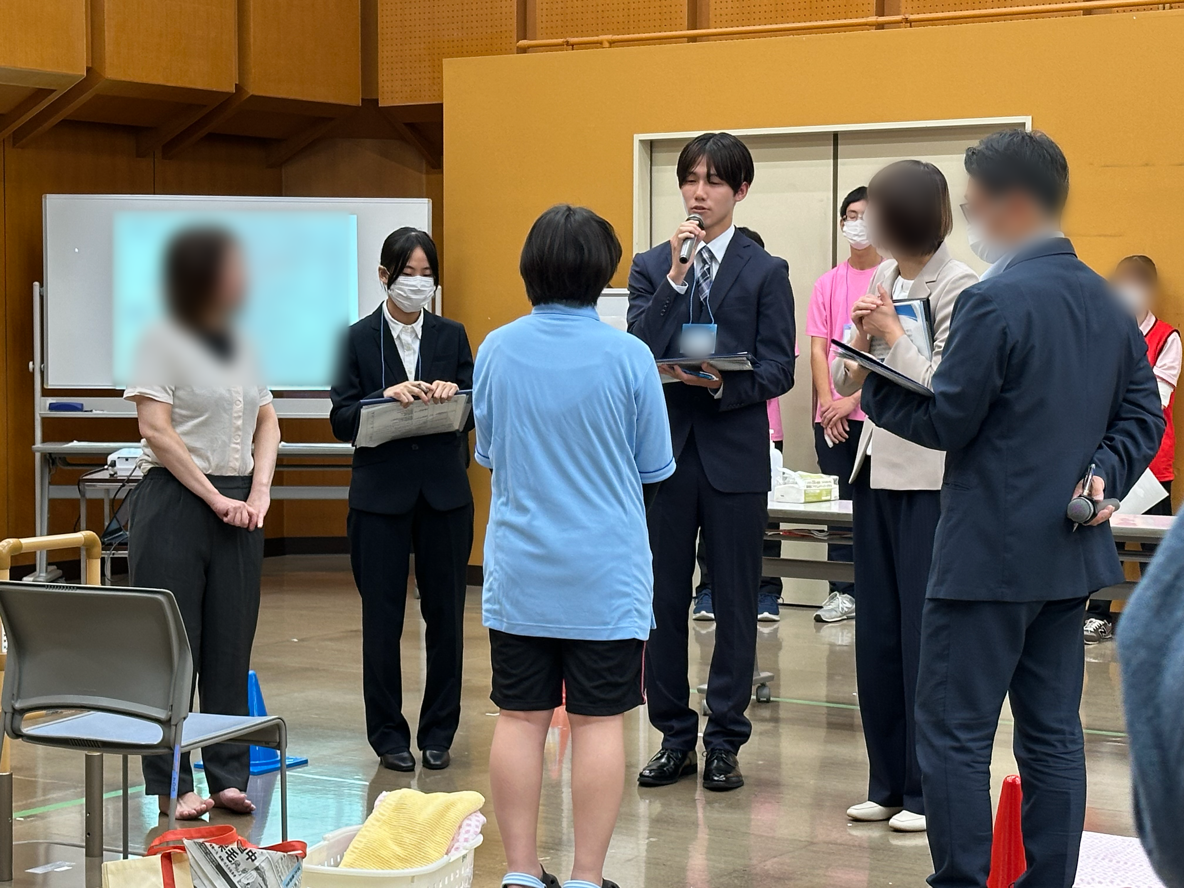 介護技術コンテストの様子