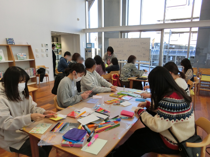 てつがくえほん作成風景