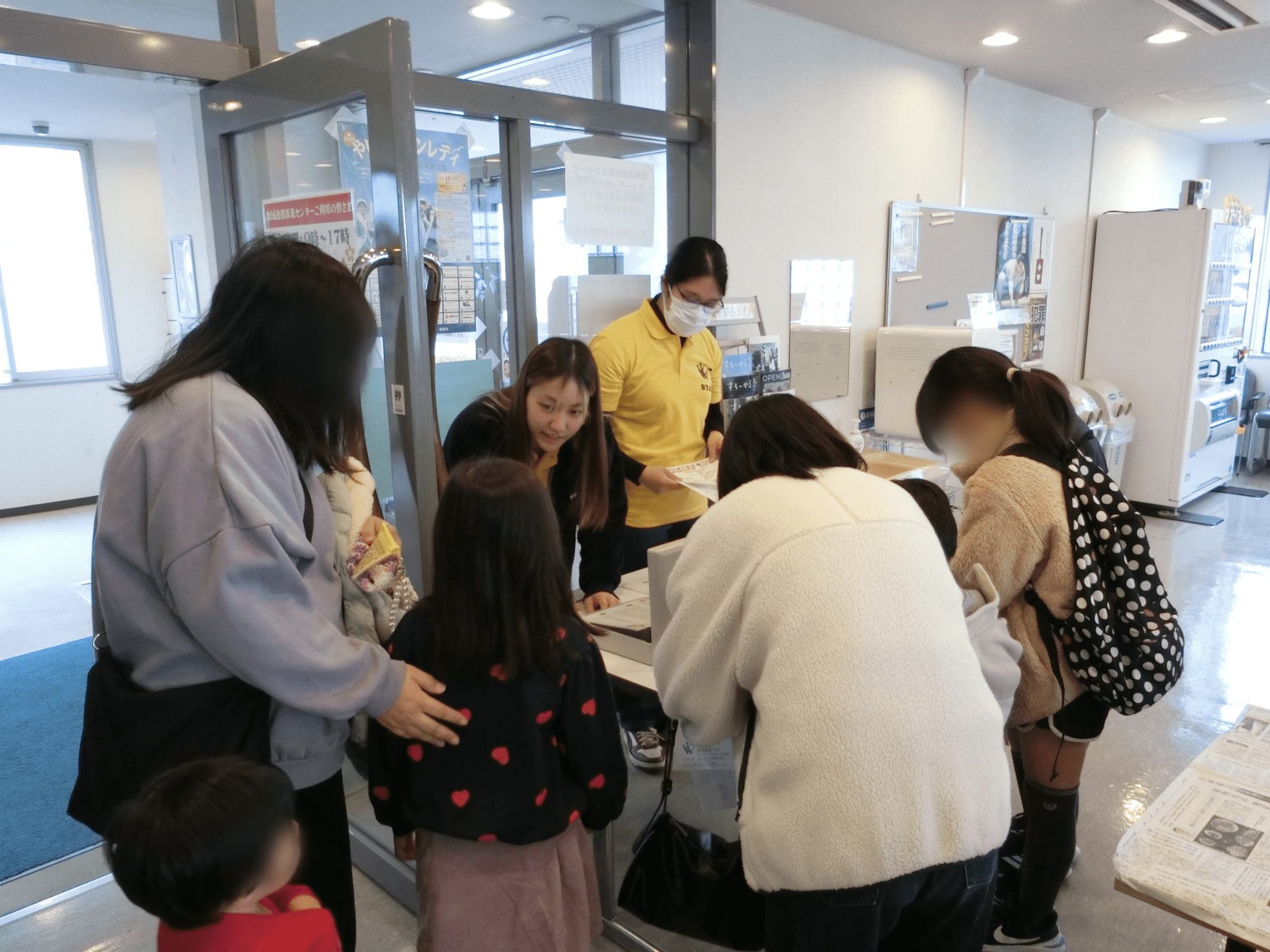 わんぱく寺子屋受付