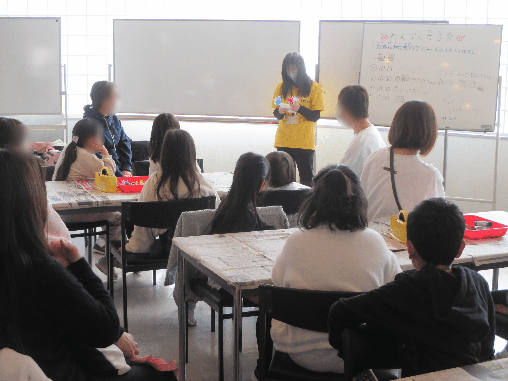わんぱく寺子屋の様子